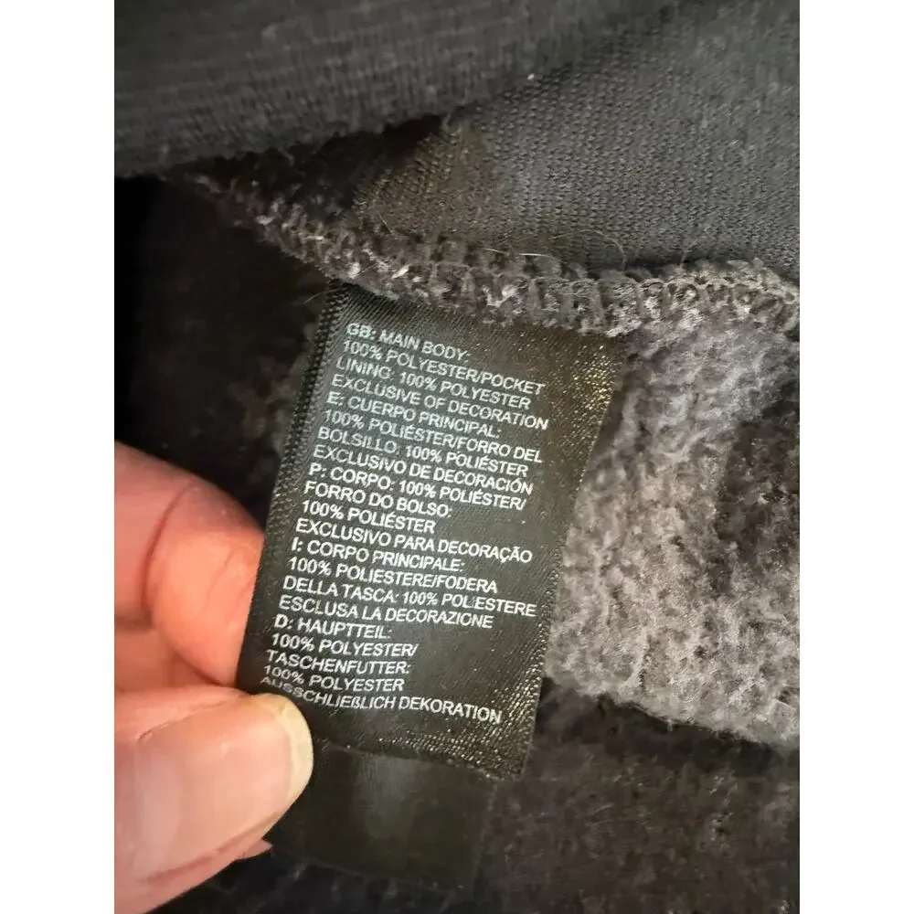 The North Face Campshire Half Zip Sherpa Jacket Gray Aztec Print M